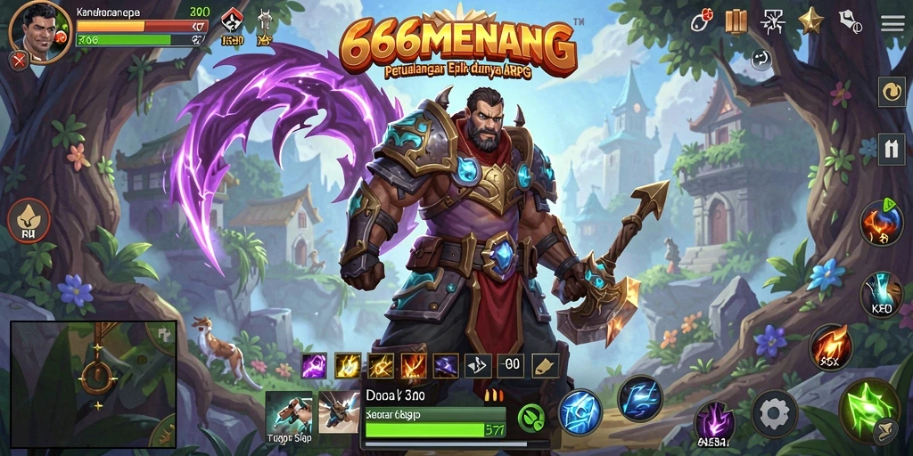Tampilan gameplay mendalam dalam dunia ARPG yang menakjubkan.