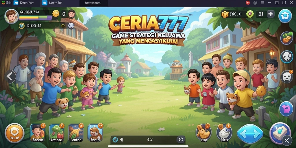 Screenshot utama CERIA777 menampilkan aksi permainan SLG yang seru.