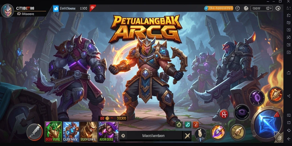Tampilan gameplay mendebarkan di CITIBET88 dengan aksi ARPG.