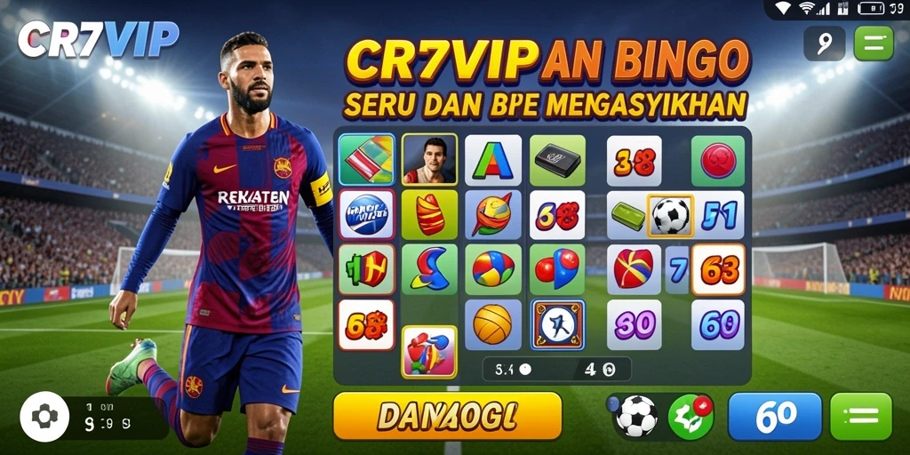 Tampilan gameplay seru dalam permainan Bingo CR7VIP.
