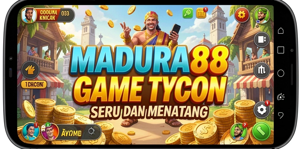 Tangkapan layar utama MADURA88 menampilkan gameplay Tycoon yang mendebarkan.