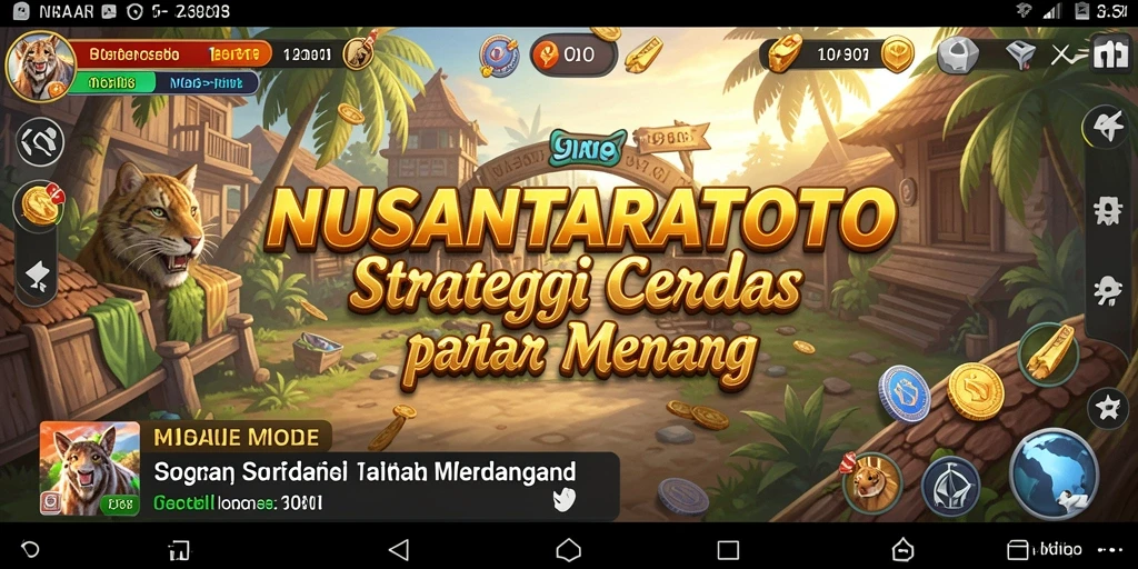 Tampilan gameplay NUSANTARATOTO yang menegangkan dan penuh strategi.