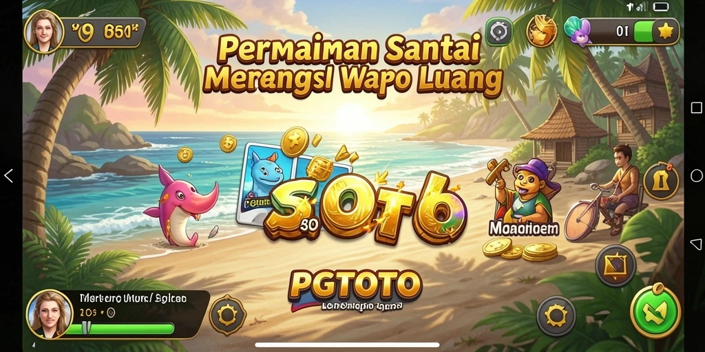 Tampilan gameplay PGTOTO yang ceria dan menyenangkan.