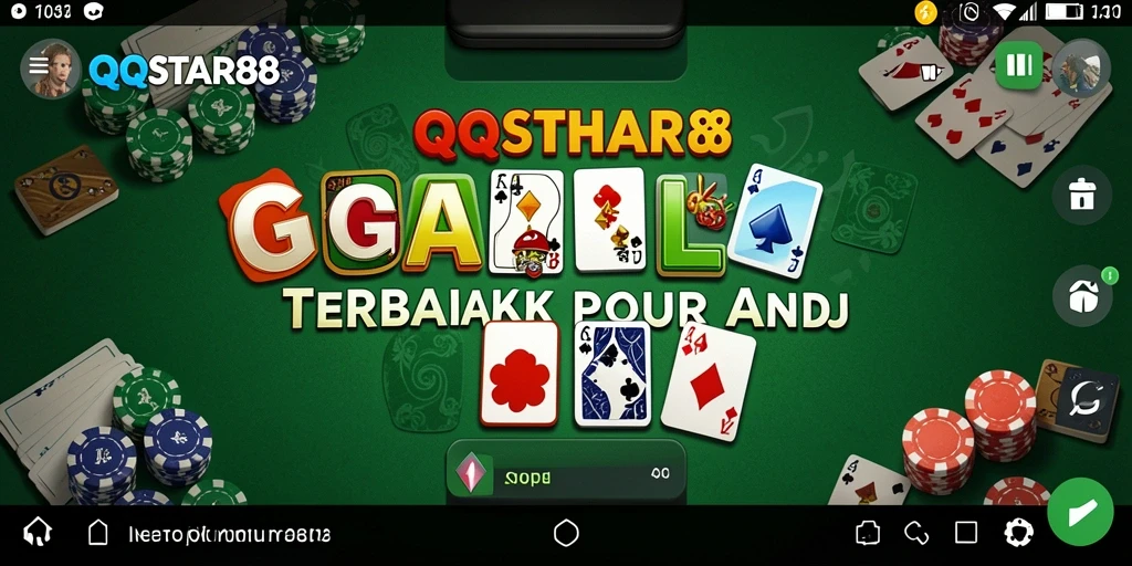 Screenshot gameplay QQSTAR88 yang menampilkan keseruan permainan Gaple.