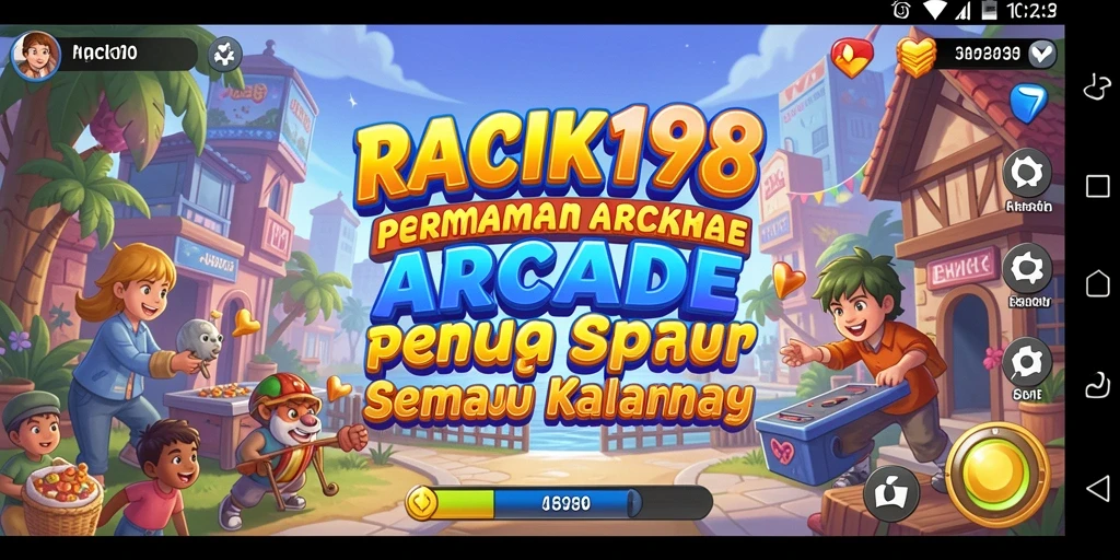 Tampilan gameplay seru dari RACIK198 dalam aksi.