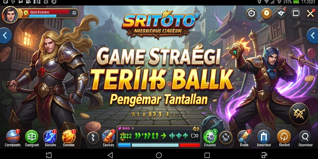 Tampilan gameplay strategis SRITOTO yang menegangkan dan menantang.