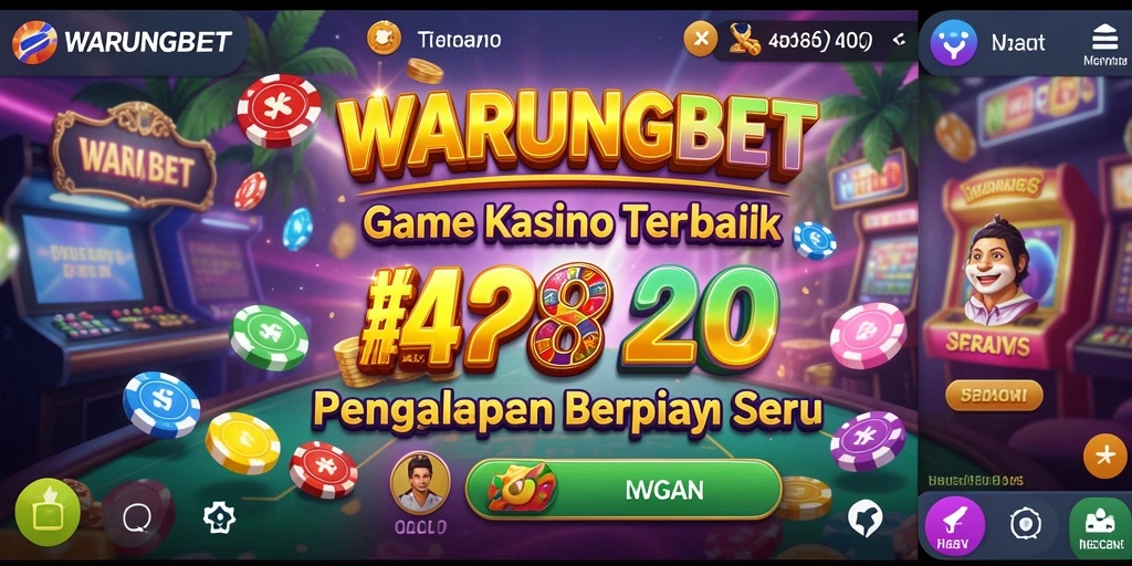 Tangkapan layar utama game Kasino WARUNGBET yang menarik dan interaktif.
